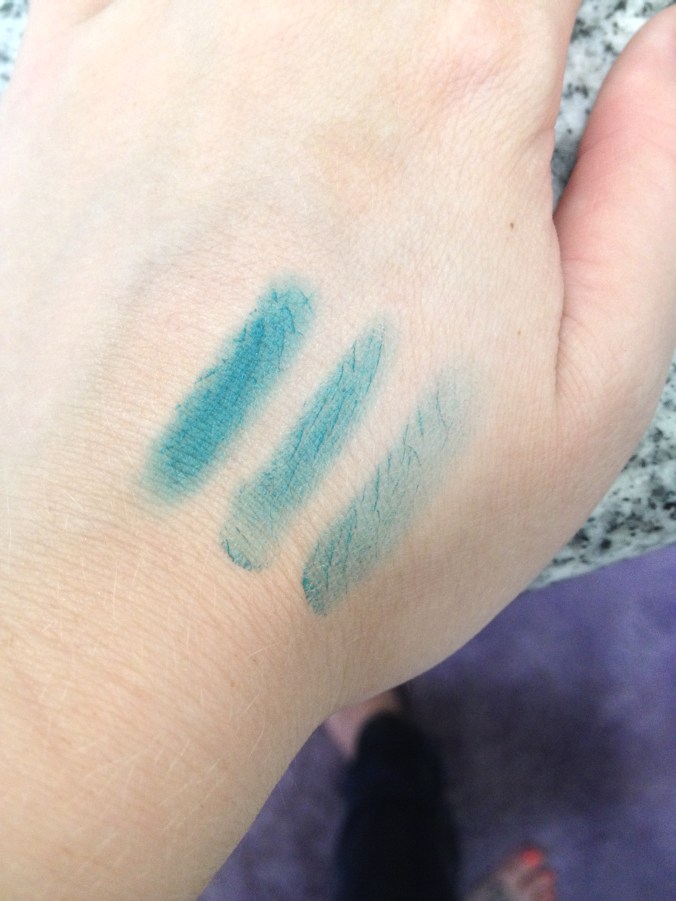 From left to right: 3 layers, two layers, 1 layer. 